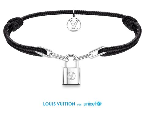 louis vuitton bracelet unicef prix|louis vuitton bracelet men black.